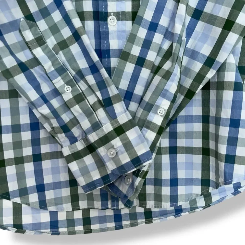 J. Crew Slim Flex Washed Button Down Shirt in Plaid